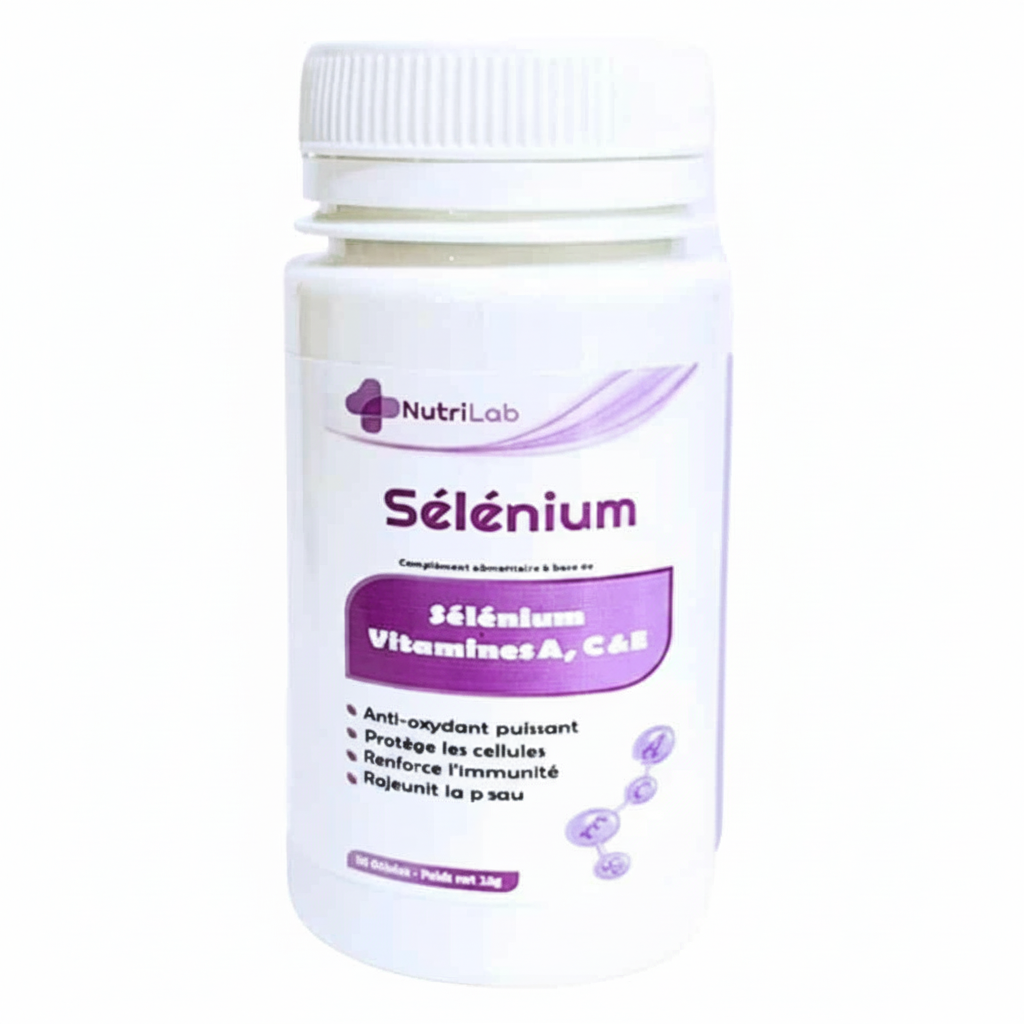 Nutrilab Sélénium Vitamine C A E 60 gel