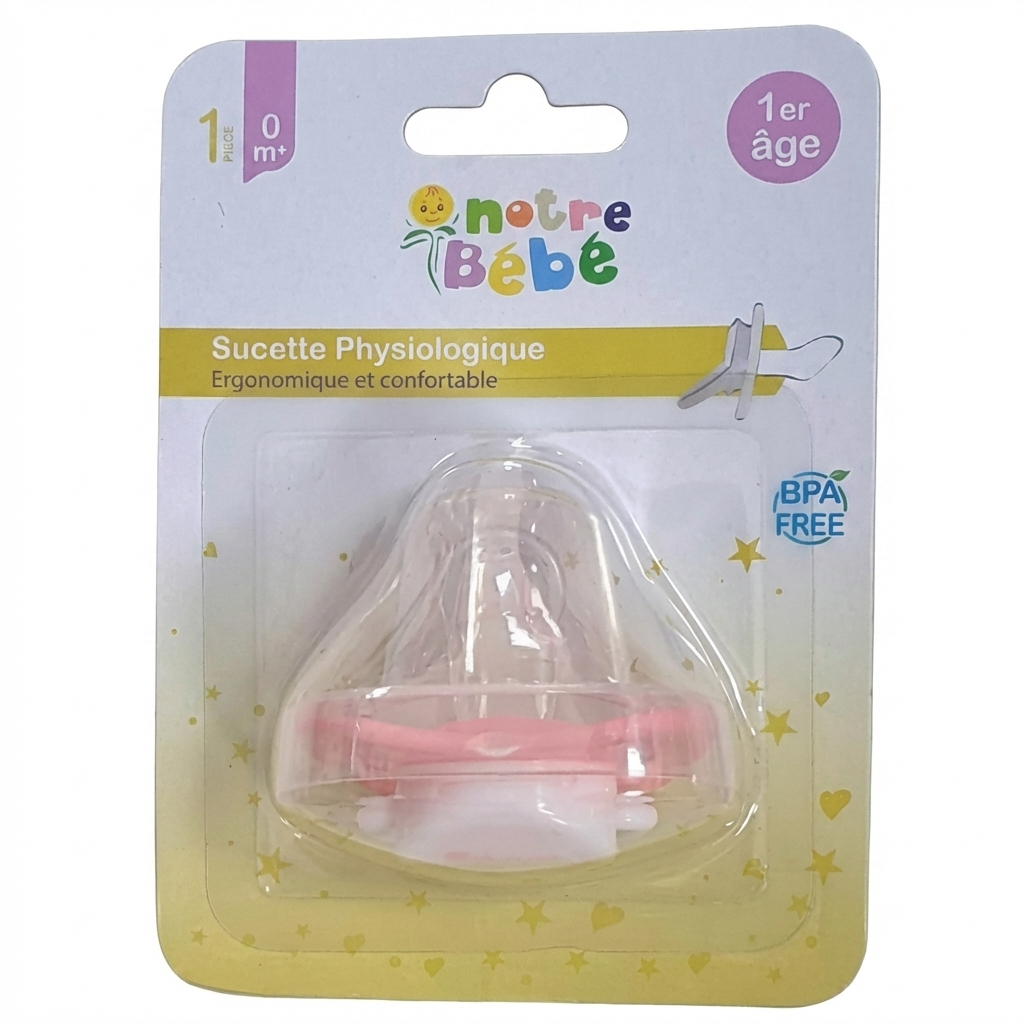Notre Bébé sucette physiologique pouce 2g