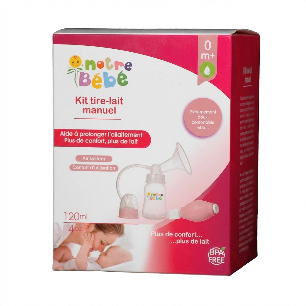 Notre Bébé tire-lait manuel pompe 120ml